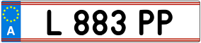 Truck License Plate